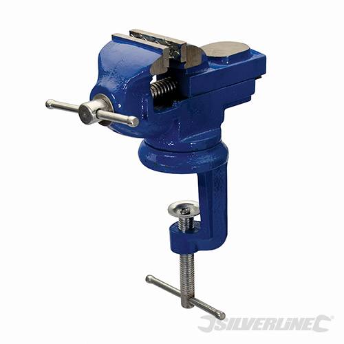 SilverLine 632607 50mm Table Vice with Swivel Base
